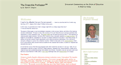 Desktop Screenshot of irascibleprofessor.com
